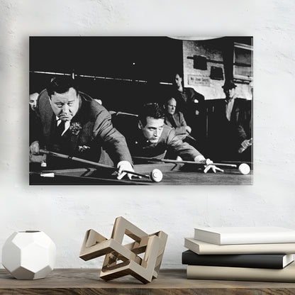 The Hustler Large Stretched Canvas Floating Frame Wall Art Print, Cavas Print Wall Art Hom Decor