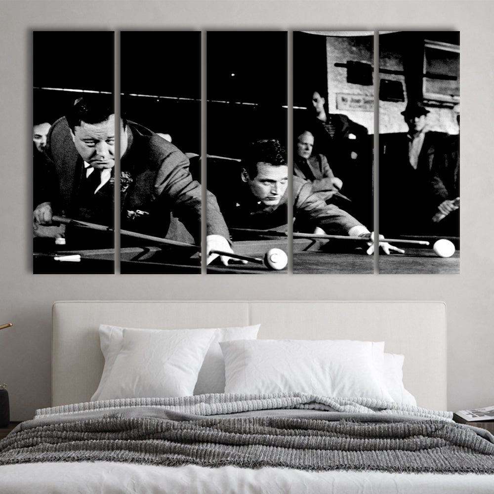 The Hustler Large Stretched Canvas Floating Frame Wall Art Print, 5 Piece B Extra Large Cavas Print Wall Art Decor