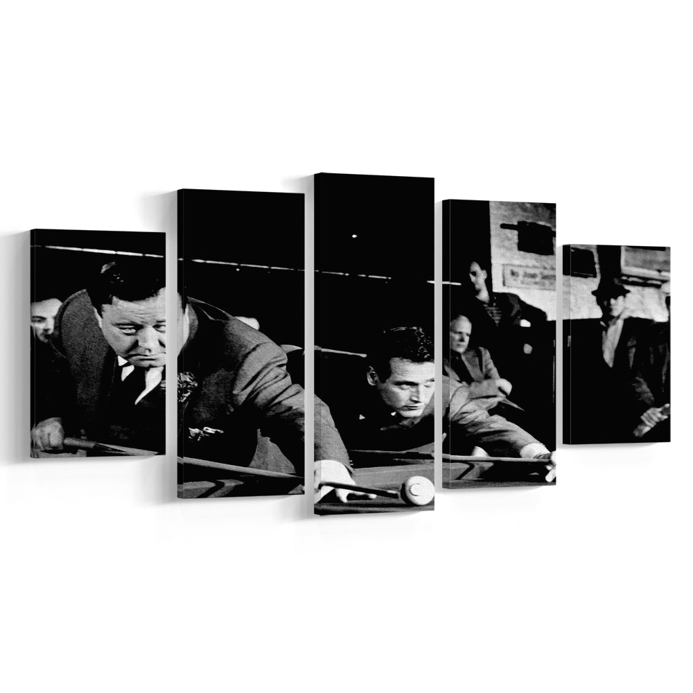 The Hustler Large Stretched Canvas Floating Frame Wall Art Print, 5 Piece Large Cavas Print Wall Art