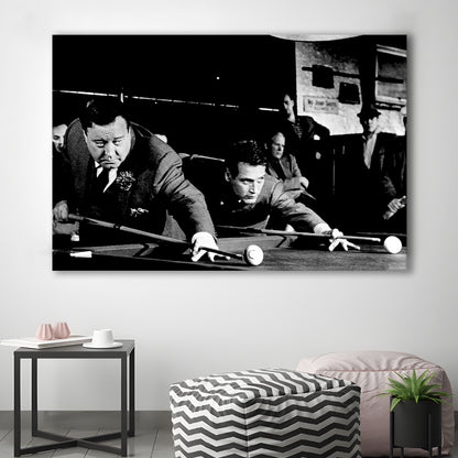 The Hustler Large Stretched Canvas Floating Frame Wall Art Print, Cavas Print Wall Art Hom Decor