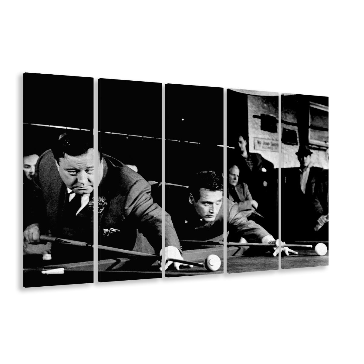 The Hustler Large Stretched Canvas Floating Frame Wall Art Print, 5 Piece B Extra Large Cavas Print Wall Art Decor