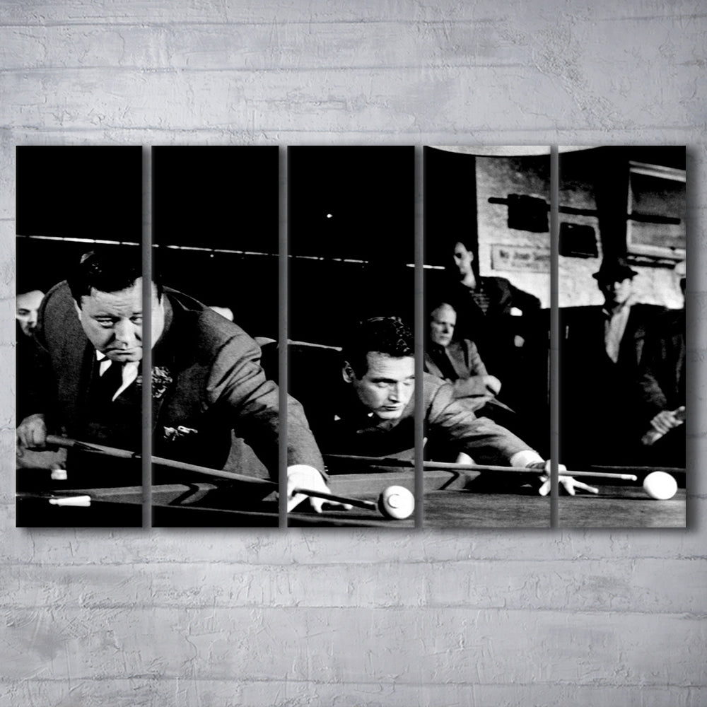 The Hustler Large Stretched Canvas Floating Frame Wall Art Print, 5 Piece B Extra Large Cavas Print Wall Art Decor