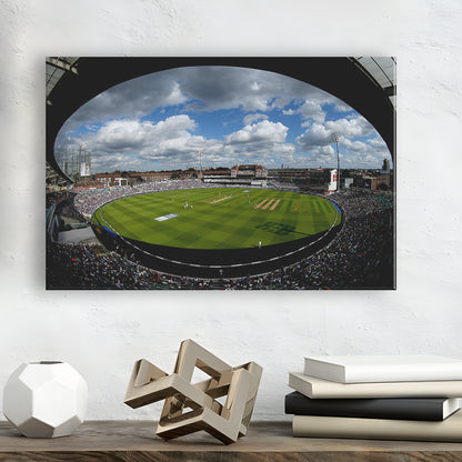 The Oval Ground in London, Stadium Canvas, Sport Art, Gift for him, Man Cave Decor, Art Print, Canvas Print Wall Art