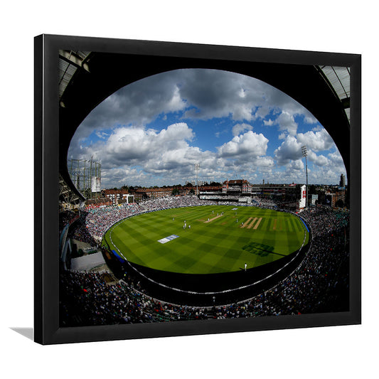 The Oval Ground in London, Stadium Canvas, Sport Art, Gift for him, Framed Art Print Wall Decor, Picture Framed