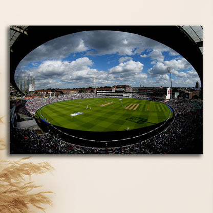 The Oval Ground in London, Stadium Canvas, Sport Art, Gift for him, Man Cave Decor, Art Print, Canvas Print Wall Art
