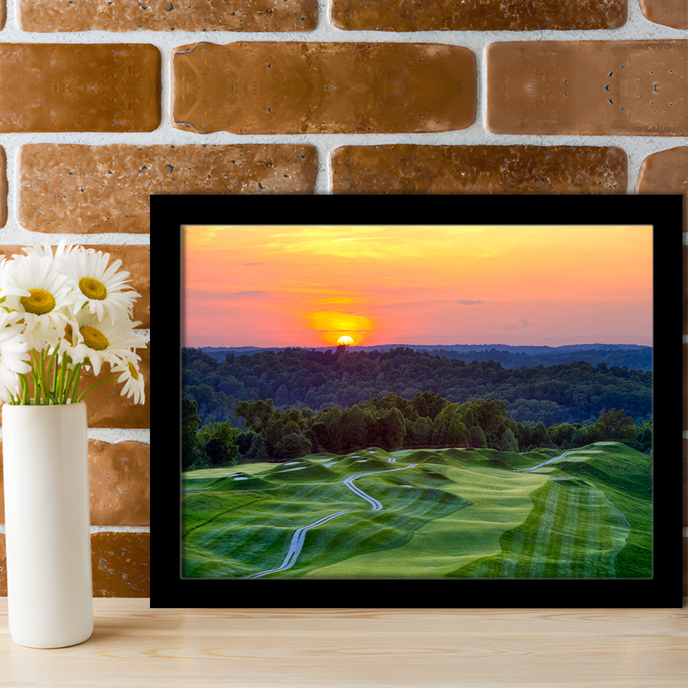 The Pete Dye Course At French Lick, Framed Art Print Wall Decor, Picture Framed