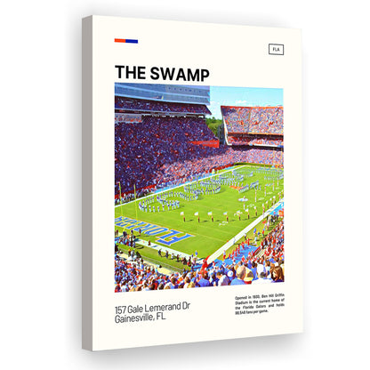 The Swamp Florida Gators Stadium Print, Florida Gators Stadium Canvas Art, Fan Gifts, Sport Art, Canvas Print Wall Art