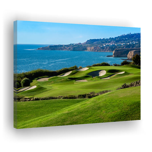 The Trump National Golf Course, In Rancho Palos Verdes California, Golf Art Print