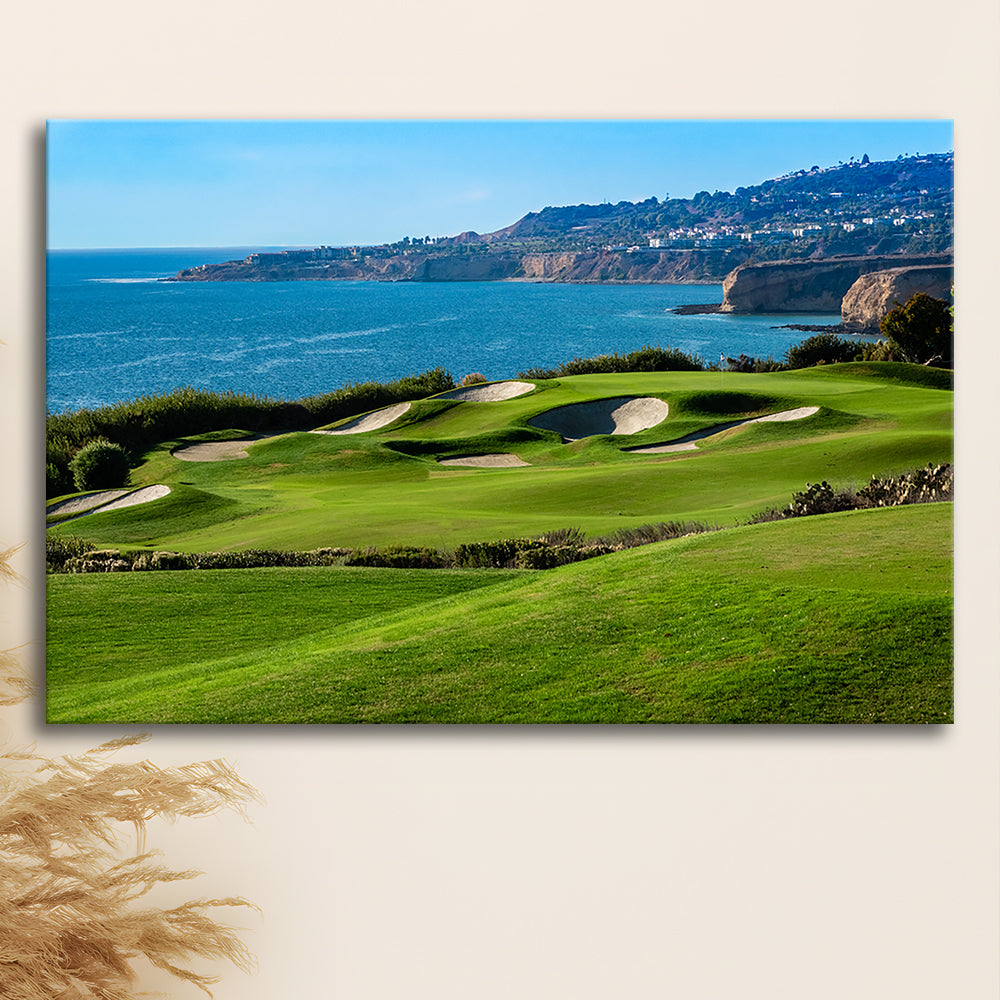 The Trump National Golf Course, In Rancho Palos Verdes California, Golf Art Print