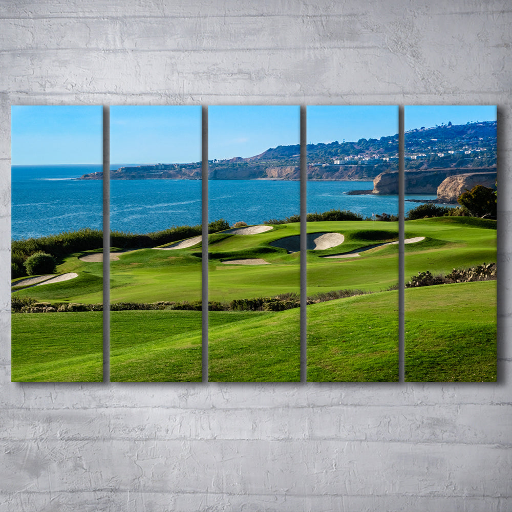 The Trump National Golf Course, In Rancho Palos Verdes California,  Extra Large Canvas Print Wall Art