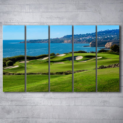 The Trump National Golf Course, In Rancho Palos Verdes California,  Extra Large Canvas Print Wall Art