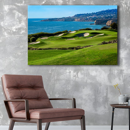 The Trump National Golf Course, In Rancho Palos Verdes California, Golf Art Print