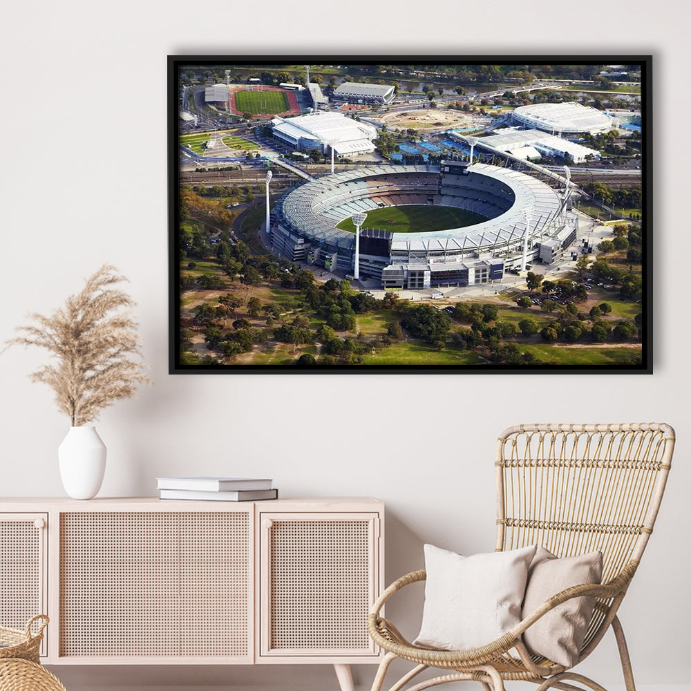 The Wanderers Stadium, Stadium Canvas, Sport Art, Framed Canvas Print Wall Art, Floating Frame