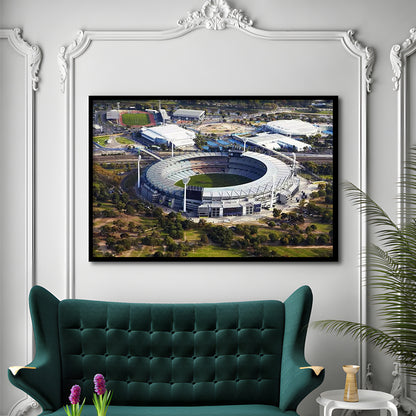 The Wanderers Stadium, Stadium Canvas, Sport Art, Gift for him, Framed Art Print Wall Decor, Picture Framed