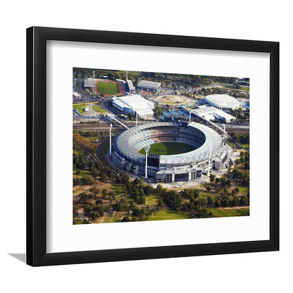 The Wanderers Stadium, Stadium Canvas, Sport Art, Gift for him, White Border Framed Art Print Wall Decor