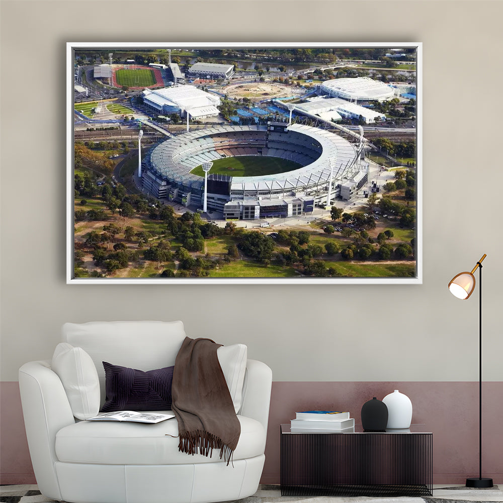 The Wanderers Stadium, Stadium Canvas, Sport Art, Framed Canvas Print Wall Art, Floating Frame