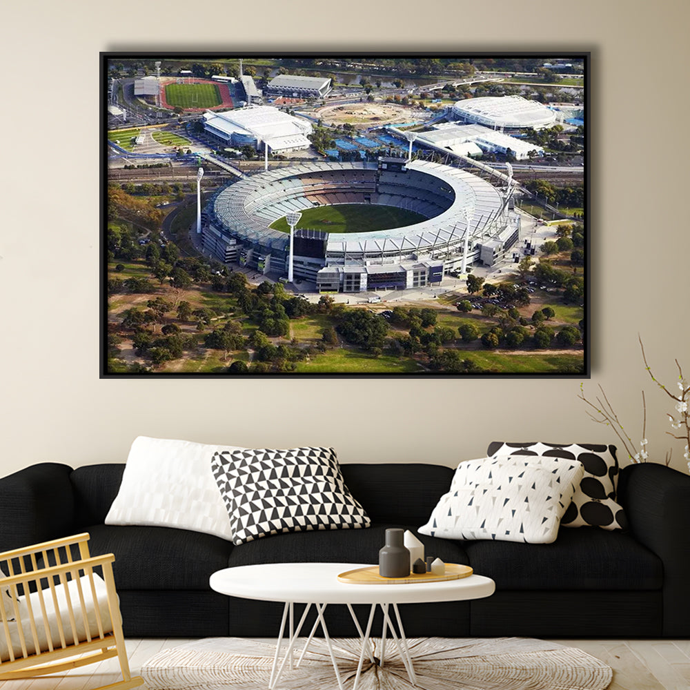 The Wanderers Stadium, Stadium Canvas, Sport Art, Framed Canvas Print Wall Art, Floating Frame