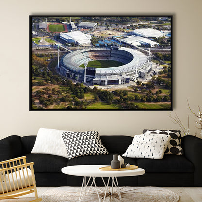 The Wanderers Stadium, Stadium Canvas, Sport Art, Framed Canvas Print Wall Art, Floating Frame