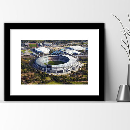 The Wanderers Stadium, Stadium Canvas, Sport Art, Gift for him, White Border Framed Art Print Wall Decor