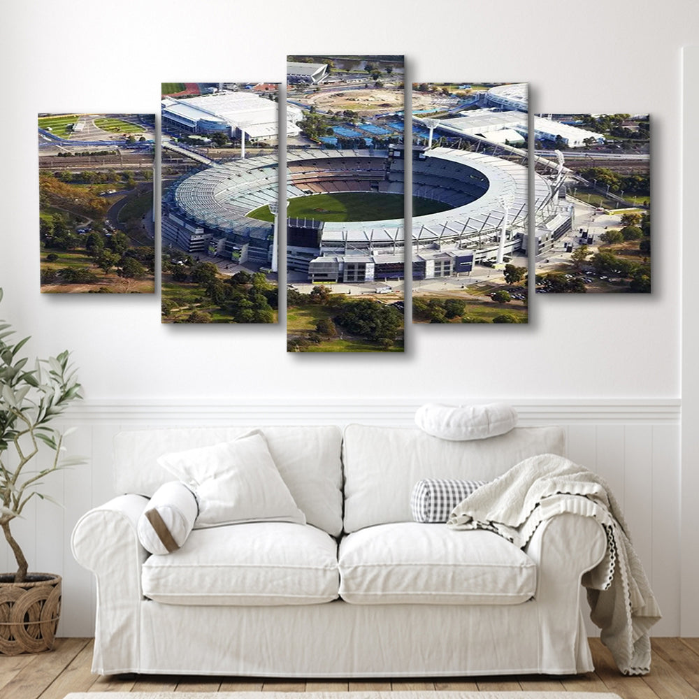 The Wanderers Stadium, Stadium Canvas, Sport Art, Gift for him, 5 Panel, Large Canvas, Canvas Print Wall Art