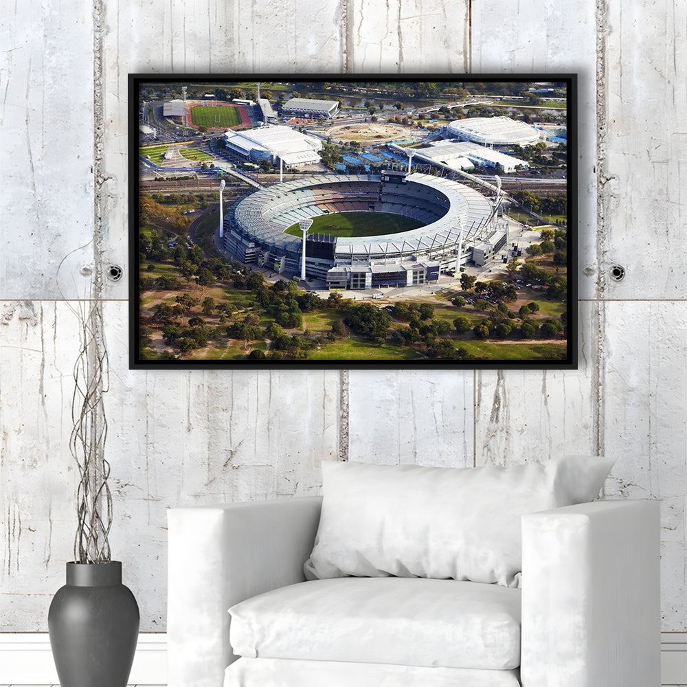 The Wanderers Stadium, Stadium Canvas, Sport Art, Framed Canvas Print Wall Art, Floating Frame