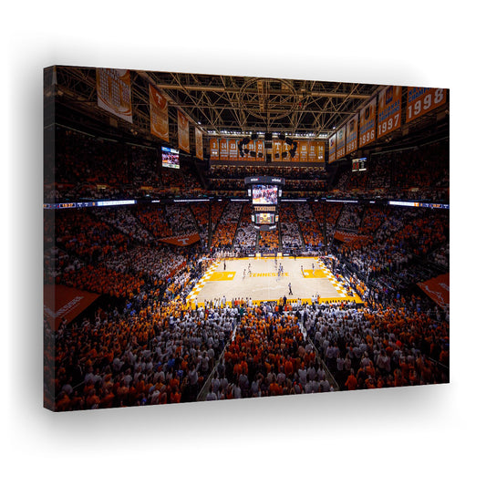 Thompson-Boling Arena, Stadium Canvas, Sport Art, Gift for him, Man Cave Decor, Art Print, Canvas Print Wall Art