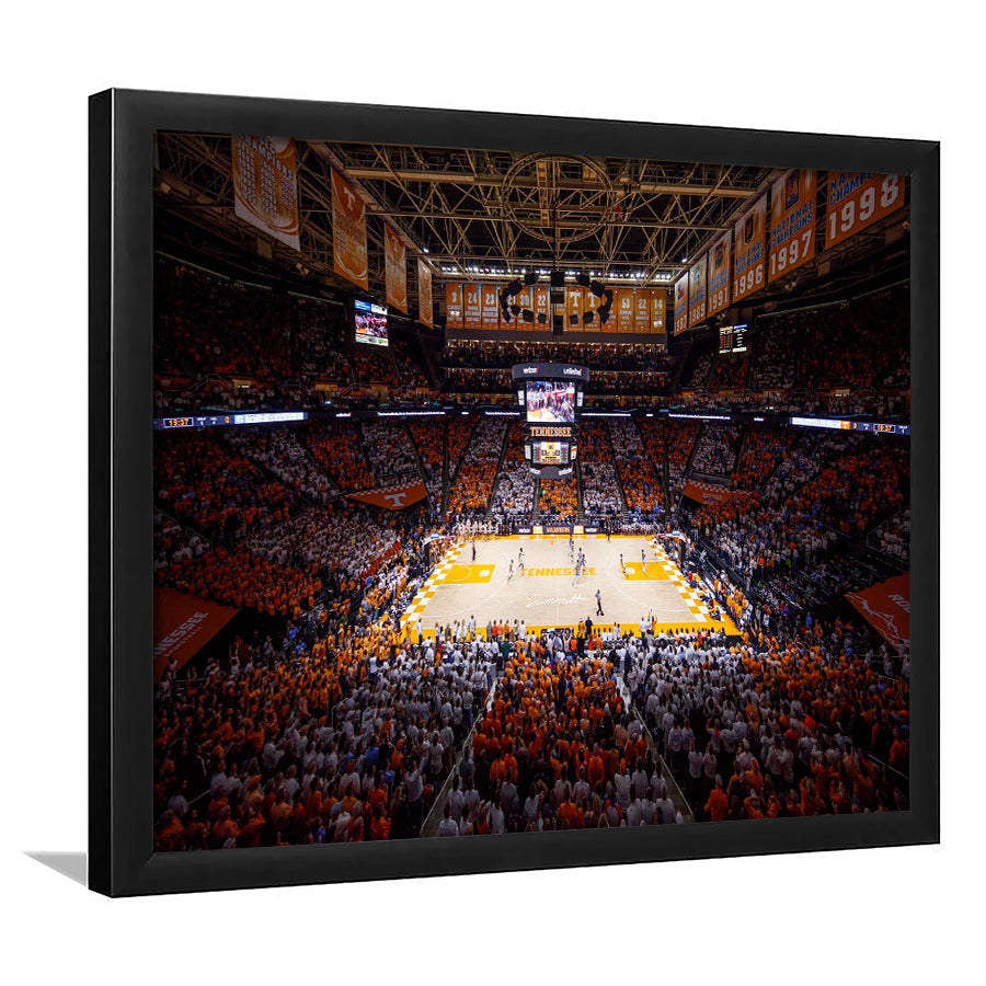 Thompson-Boling Arena, Stadium Canvas, Sport Art, Gift for him, Framed Art Print Wall Decor, Picture Framed