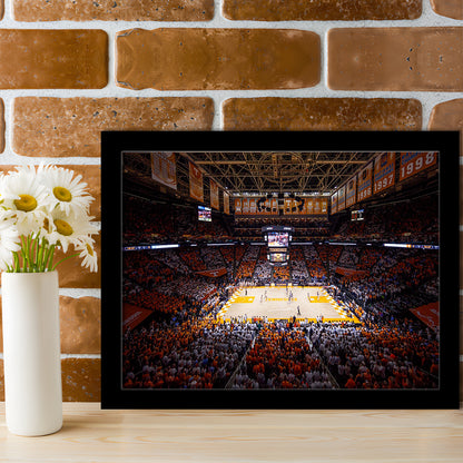 Thompson-Boling Arena, Stadium Canvas, Sport Art, Gift for him, Framed Art Print Wall Decor, Picture Framed