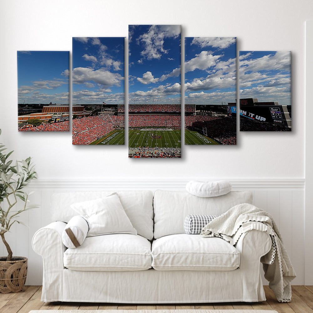 Thompson Stadium Arena, Stadium Canvas, Sport Art, Gift for him, 5 Panel, Large Canvas, Canvas Print Wall Art