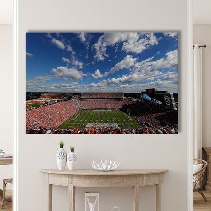 Thompson Stadium Arena, Stadium Canvas, Sport Art, Gift for him, Man Cave Decor, Art Print, Canvas Print Wall Art