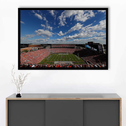 Thompson Stadium Arena, Stadium Canvas, Sport Art, Gift for him, Framed Art Print Wall Decor, Picture Framed