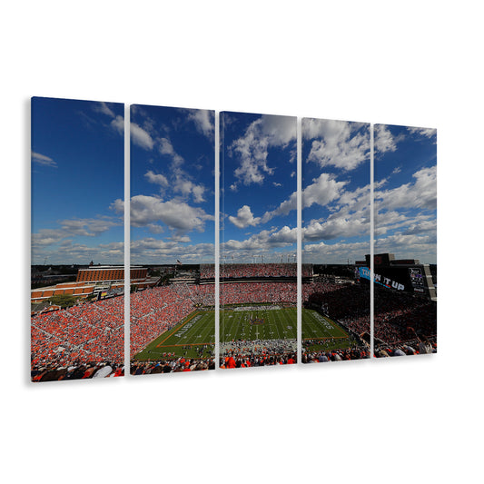 Thompson Stadium Arena, Stadium Canvas, Sport Art, 5 Panel B, Extra Large Canvas, Canvas Print Wall Art