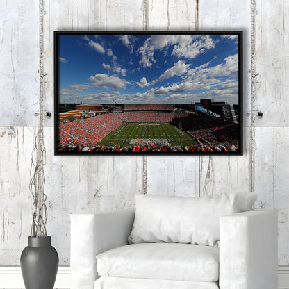Thompson Stadium Arena, Stadium Canvas, Sport Art, Framed Canvas Print Wall Art, Floating Frame