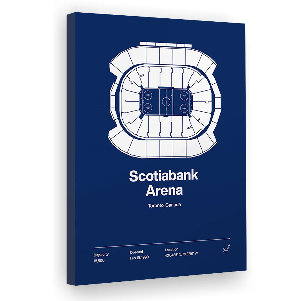 Toronto Maple Leafs Stadium Print, Scotiabank Arena Print, Fan Gifts, Sport Art, Canvas Print Wall Art