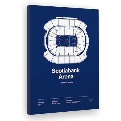 Toronto Maple Leafs Stadium Print, Scotiabank Arena Print, Fan Gifts, Sport Art, Canvas Print Wall Art