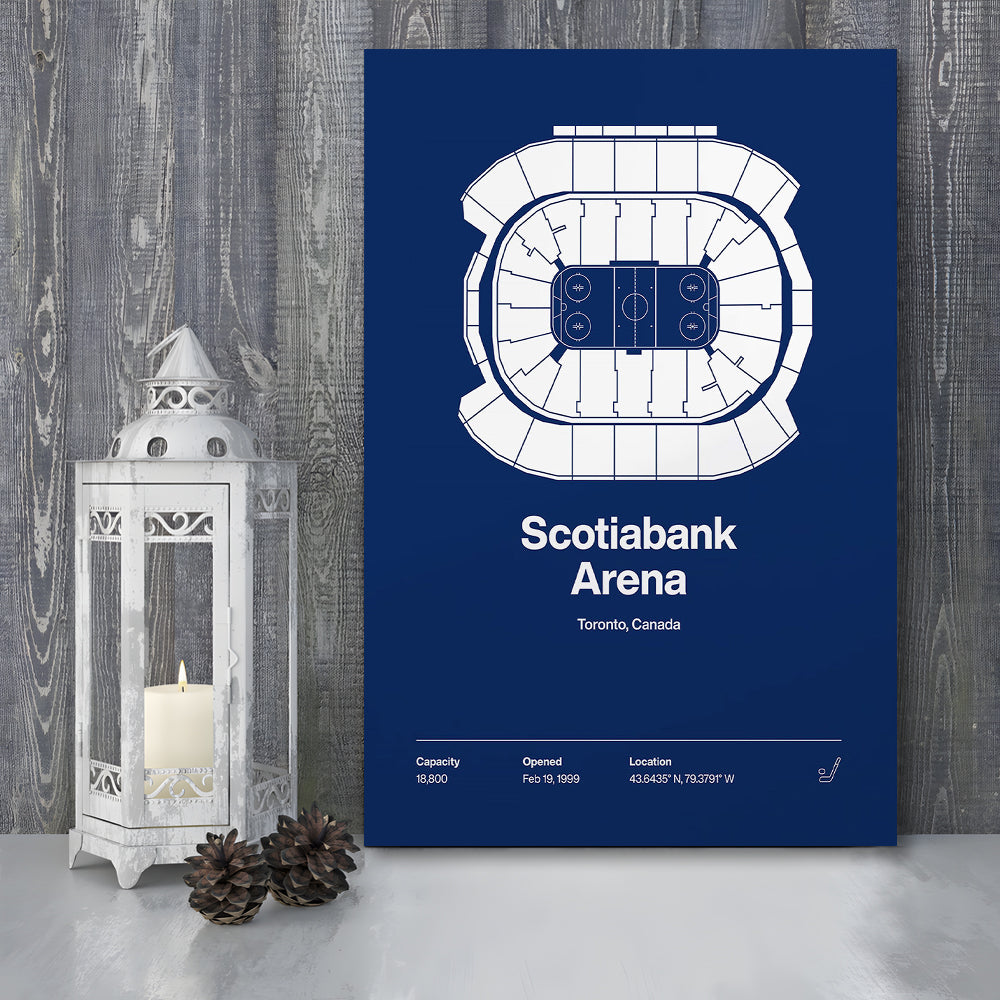 Toronto Maple Leafs Stadium Print, Scotiabank Arena Print, Fan Gifts, Sport Art, Canvas Print Wall Art