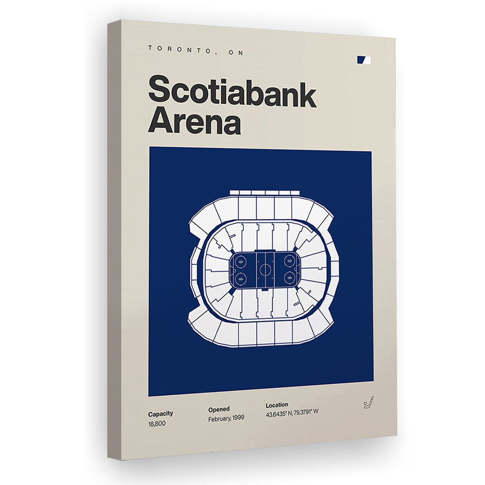 Toronto Maple Leafs Stadium Print, Scotiabank Arena Stadium Print, Fan Gifts, Sport Art, Canvas Print Wall Art