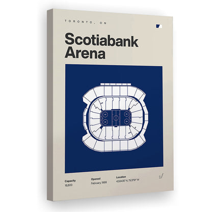 Toronto Maple Leafs Stadium Print, Scotiabank Arena Stadium Print, Fan Gifts, Sport Art, Canvas Print Wall Art