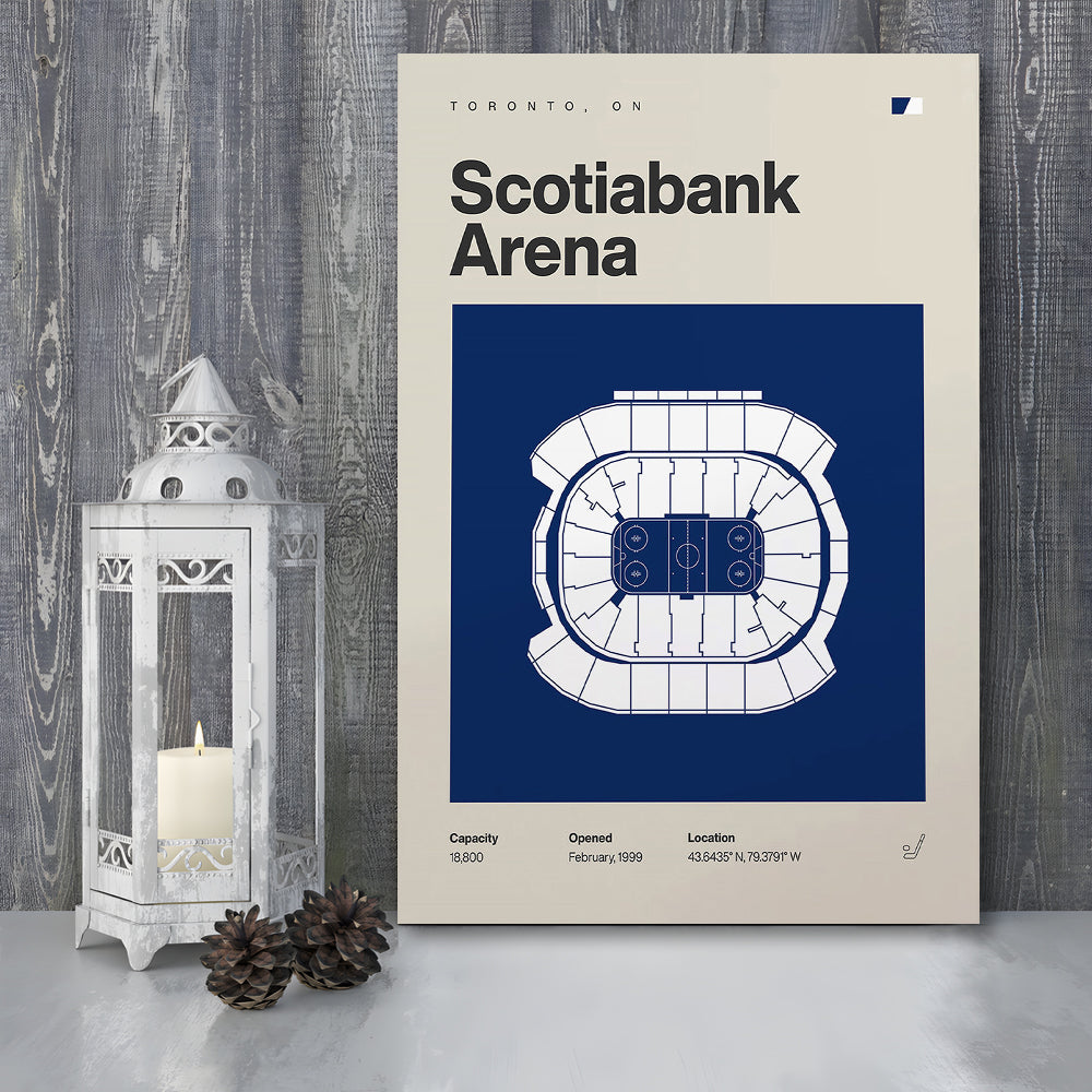 Toronto Maple Leafs Stadium Print, Scotiabank Arena Stadium Print, Fan Gifts, Sport Art, Canvas Print Wall Art