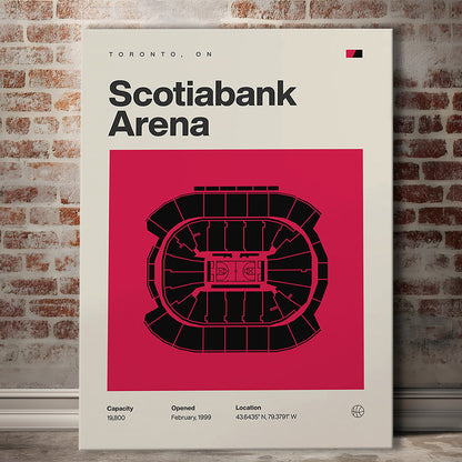 Toronto Raptors Stadium Print, Scotiabank Arena Stadium Print, Fan Gifts, Sport Art, Canvas Print Wall Art