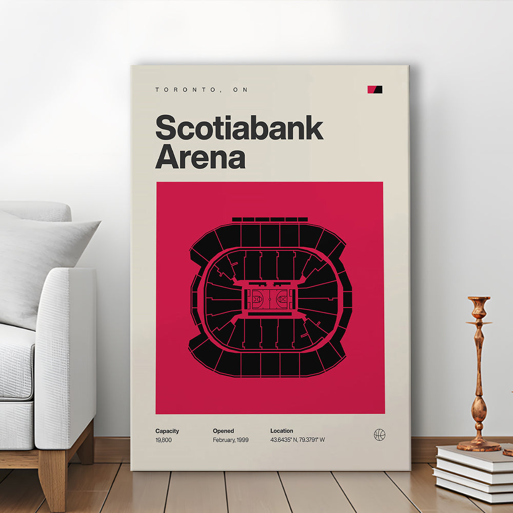 Toronto Raptors Stadium Print, Scotiabank Arena Stadium Print, Fan Gifts, Sport Art, Canvas Print Wall Art