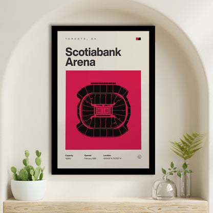 Toronto Raptors Stadium Print, Scotiabank Arena Stadium Print, Gifts for him, Sport Art, Framed Art Print Wall Decor