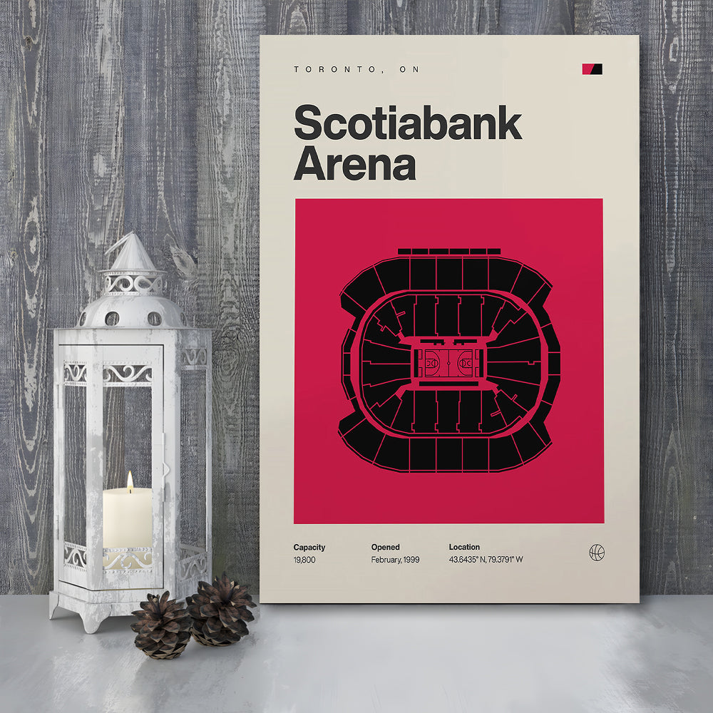 Toronto Raptors Stadium Print, Scotiabank Arena Stadium Print, Fan Gifts, Sport Art, Canvas Print Wall Art