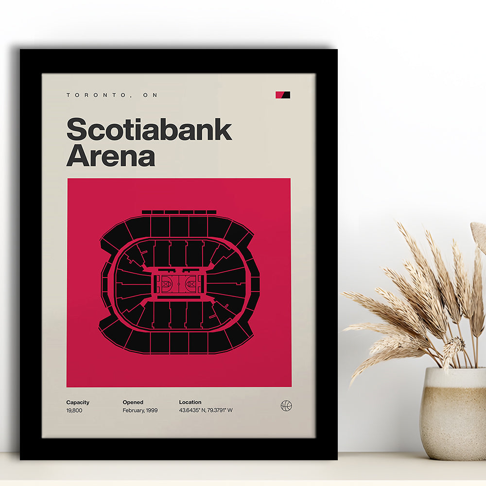 Toronto Raptors Stadium Print, Scotiabank Arena Stadium Print, Gifts for him, Sport Art, Framed Art Print Wall Decor