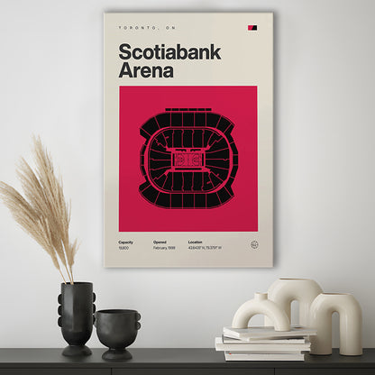 Toronto Raptors Stadium Print, Scotiabank Arena Stadium Print, Fan Gifts, Sport Art, Canvas Print Wall Art
