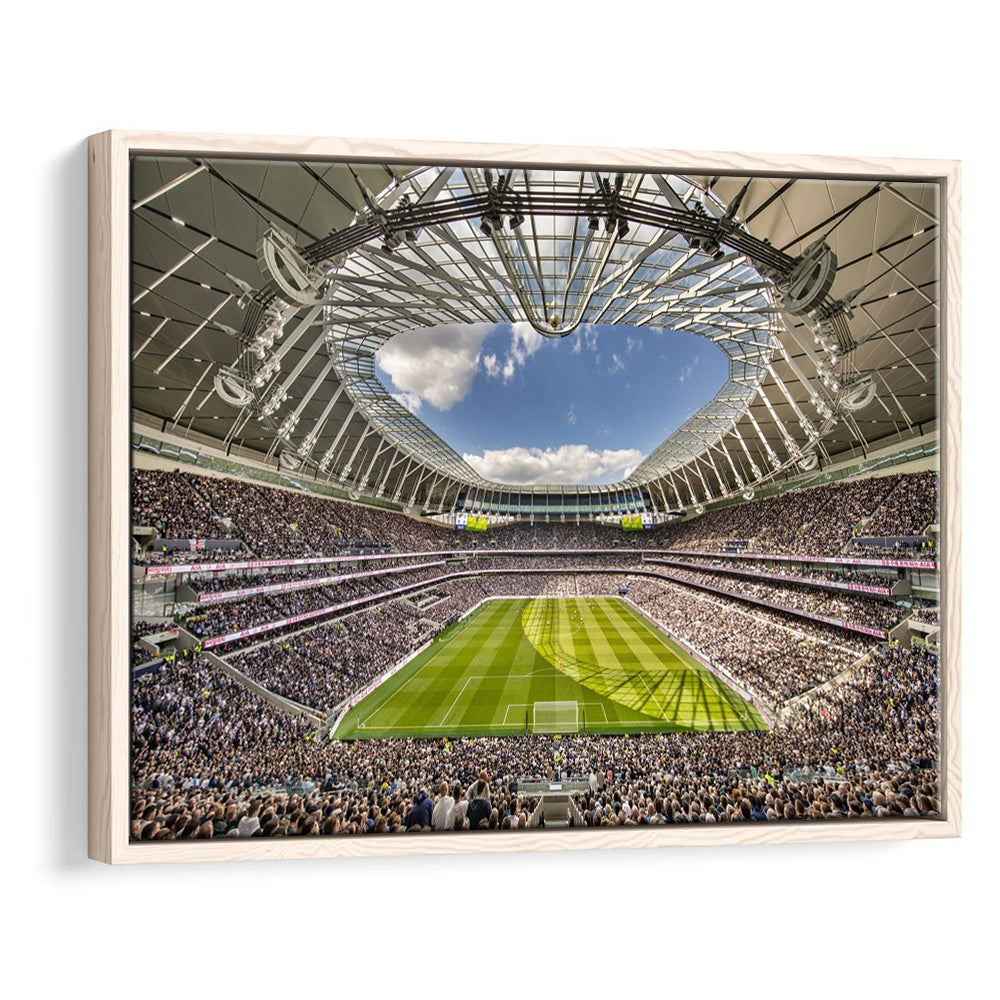 Tottenham Hotspur, Stadium Canvas, Sport Art, Framed Canvas Print Wall Art, Floating Frame