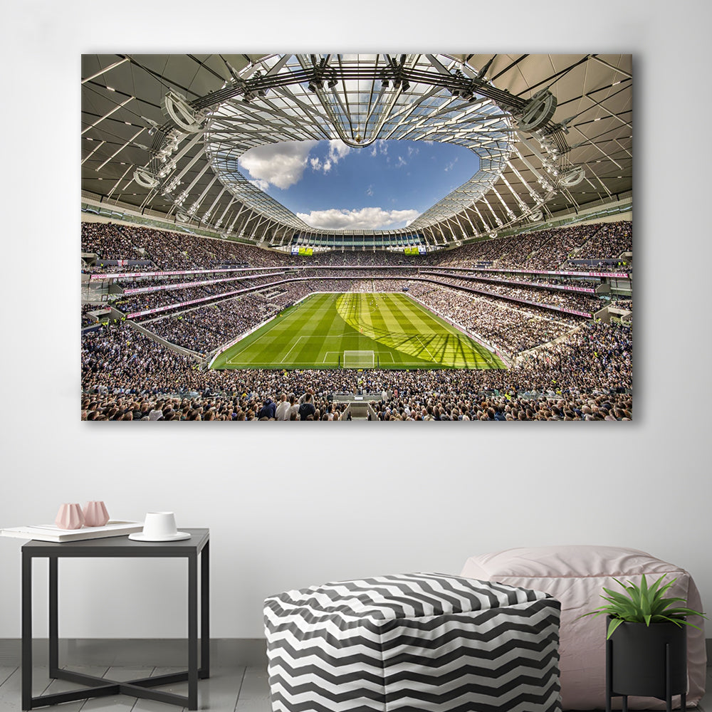 Tottenham Hotspur, Stadium Canvas, Sport Art, Gift for him, Man Cave Decor, Art Print, Canvas Print Wall Art