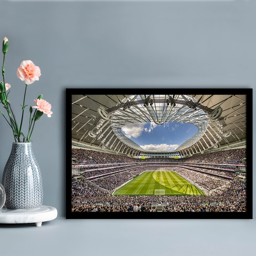 Tottenham Hotspur, Stadium Canvas, Sport Art, Gift for him, Framed Art Print Wall Decor, Picture Framed