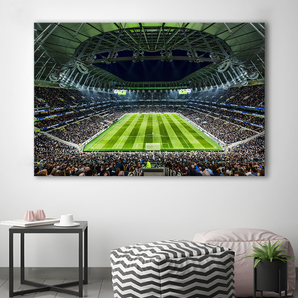 Tottenham Spurs Stadium, Stadium Canvas, Sport Art, Gift for him, Man Cave Decor, Art Print, Canvas Print Wall Art