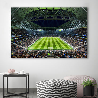 Tottenham Spurs Stadium, Stadium Canvas, Sport Art, Gift for him, Man Cave Decor, Art Print, Canvas Print Wall Art